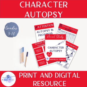 character autopsy project resource